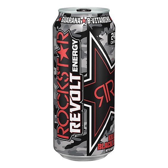 Rockstar Energy Drink Revolt Killer Black Cherry - 16 Fl. Oz.