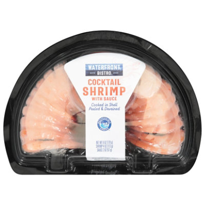 waterfront BISTRO Shrimp Cooked With Cocktail Sauce - 6 Oz - Image 1