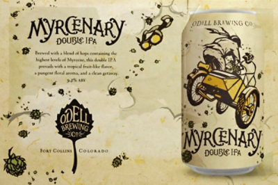 Odell Brewing Myrcenary Double IPA Cans - 6-12 Fl. Oz. - Image 3