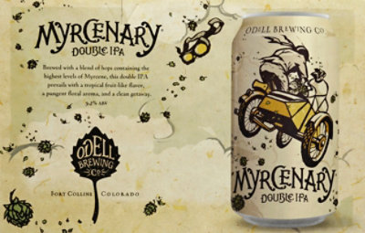 Odell Brewing Myrcenary Double IPA Cans - 6-12 Fl. Oz. - Image 2
