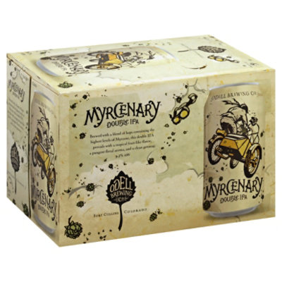 Odell Brewing Myrcenary Double IPA Cans - 6-12 Fl. Oz. - Image 1