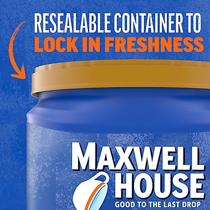 Maxwell House Light Roast Breakfast Blend Ground Coffee Canister - 25.6 Oz - Image 4
