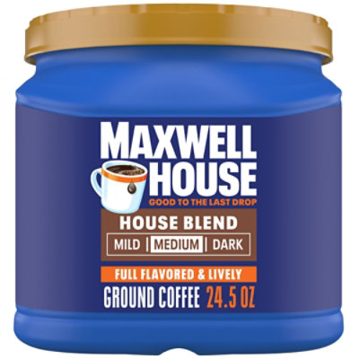 Maxwell House House Blend Medium Roast Ground Coffee - 24.5 Oz - Image 1
