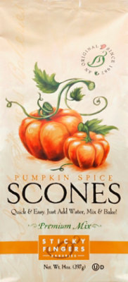 Sticky Fingers Scones Premium Mix Pumpkin Spice - 15 Oz - Image 2