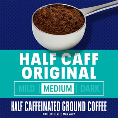 Maxwell House Medium Roast Half Caff Ground Coffee Canister - 25.6 Oz - Image 2