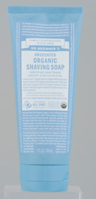 Dr. Bronner's Unscented Organic Shaving Soap - 7 Fl. Oz. - Image 3