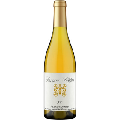 Brewer-Clifton 3D Chardonnay White Wine - 750 Ml - Image 1
