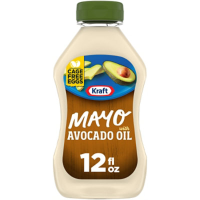 Kraft Mayo with Avocado Oil Reduced Fat Mayonnaise Bottle - 12 Fl. Oz. - Image 1