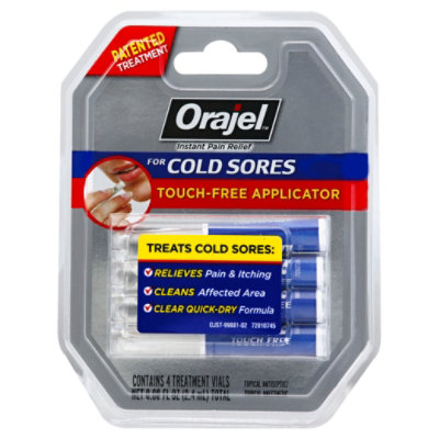 Orajel Instant Relief For Cold Sore Pain Treatment - 0.08 Fl. Oz. - Image 1