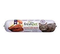 Freshpet Select Cat Food Gourmet Pate Chicken & Beef Recipe - 16 Oz