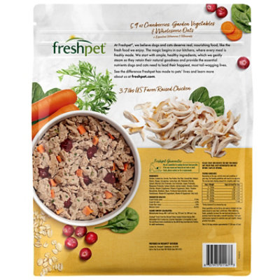 Freshpet Select Adult Dog Food Fresh From the Kitchen Home Cooked Chicken Recipe 4.5 Lb starmarket