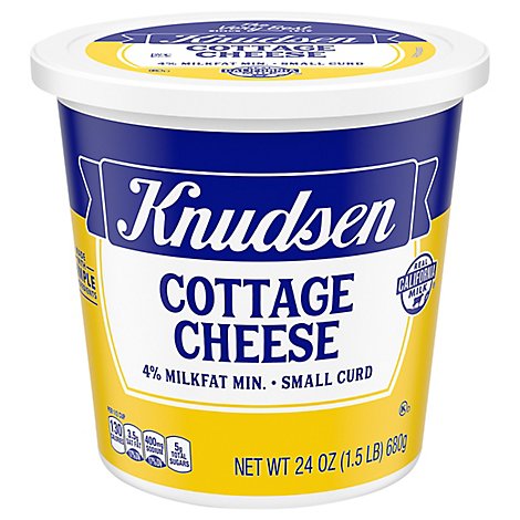 Knudsen Cottage Cheese 4 % Milkfat Small Curd - 24 Oz
