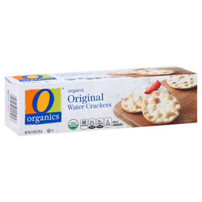 O Organics Cracker Water Original - 4.4 Oz