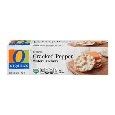 O Organics Cracker Water Cracked Pepper - 4.4 Oz - Image 4