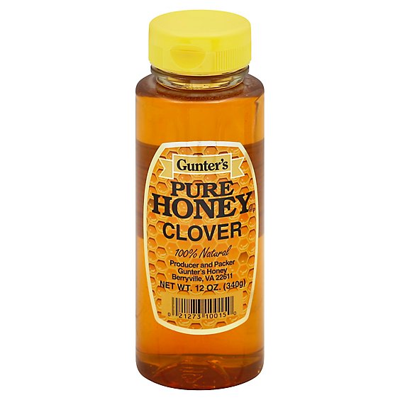 Gunters Honey Pure Clover - 12 Oz