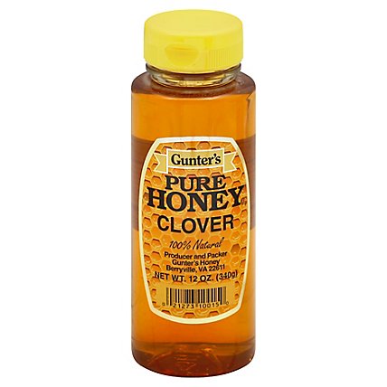 Gunters Honey Pure Clover - 12 Oz - Image 1