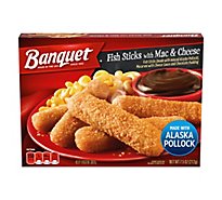 Banquet Fish Sticks with Mac & Cheese - 7.5 Oz