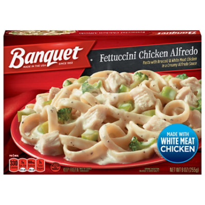 Banquet Fettucine Chicken Alfredo - 9 Oz