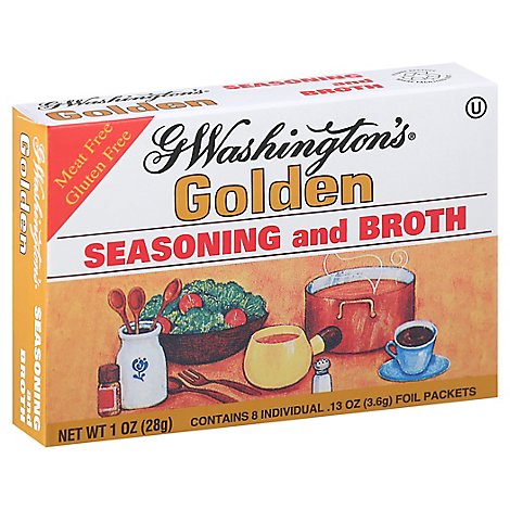 G Washingtons Seasoning And Broth Golden Foil - 8-0.13 Oz