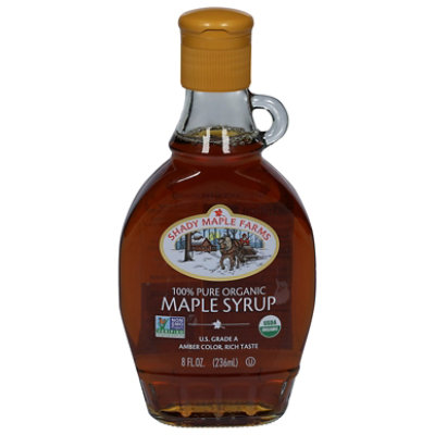 Shady Maple Syrup Ambr Rich Taste Organic - 8 Oz - Image 3