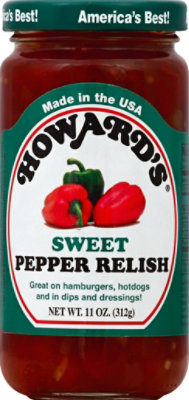 Howards Relish Pepper Sweet - 11 Oz - Image 2