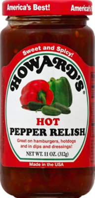 Howards Relish Pepper Hot - 11 Oz - Image 2