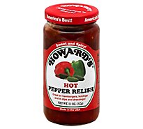 Howards Relish Pepper Hot - 11 Oz