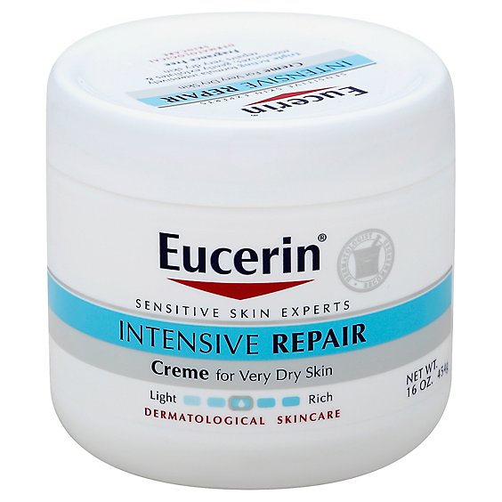 Eucerin Intensive Repair Creme for Very Dry Skin - 16 Oz