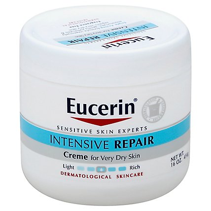 Eucerin Intensive Repair Creme for Very Dry Skin - 16 Oz - Image 1