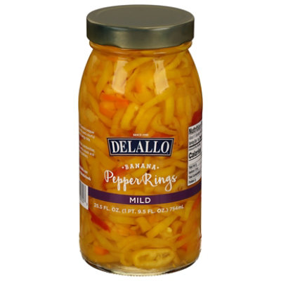 DeLallo Pepper Banana Ring Mild - 25.5 Oz