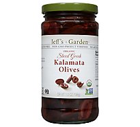 Jeffs Naturals Olives Organic Greek Sliced Kalamata - 7 Oz