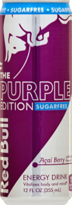 Red Bull Energy Drink Sugar Free The Purple Edition - 12 Fl. Oz. - Image 2