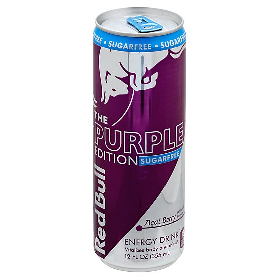 Red Bull Energy Drink Sugar Free The Purple Edition - 12 Fl. Oz.