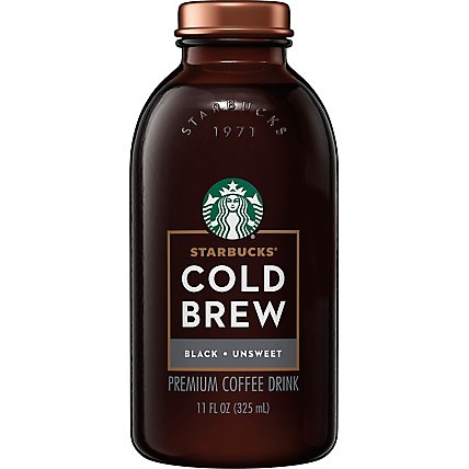 Starbucks Cold Brew Coffee Drink Black Unsweetened - 11 Fl. Oz. - Image 2