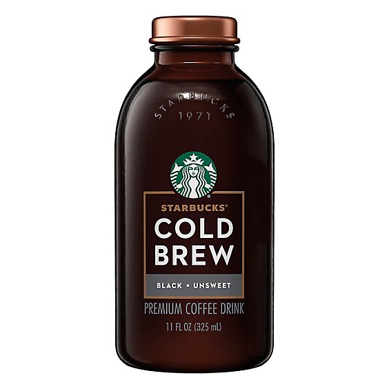 Starbucks Cold Brew Coffee Drink Black Unsweetened - 11 Fl. Oz.