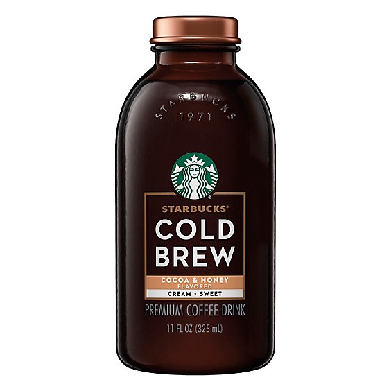 Starbucks Cold Brew Cocoa & Honey With Cream - 11 Fl. Oz.