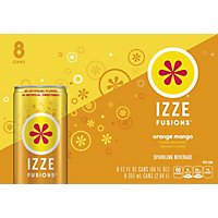IZZE Fusions Beverage Sparkling Orange Mango - 8-12 Fl. Oz. - Image 2