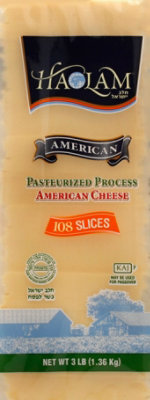 Haolam Cheese Slices American Pasteurized Process Yellow - 3 Lb - Image 2