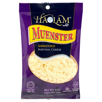 Haolam Shred Muenster Cheese - 8 Oz - Image 2