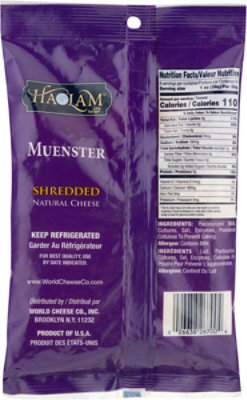 Haolam Shred Muenster Cheese - 8 Oz - Image 5