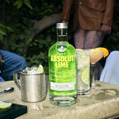 Absolut Vodka Lime 80 Proof - 750 Ml - Image 8