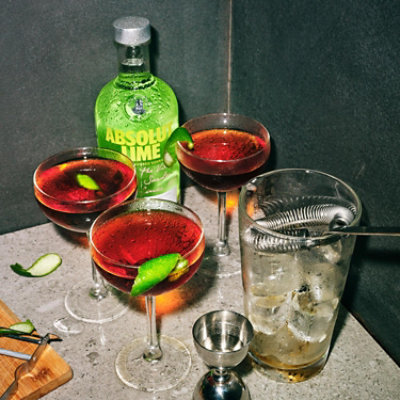 Absolut Vodka Lime 80 Proof - 750 Ml - Image 4