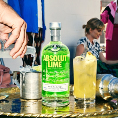 Absolut Vodka Lime 80 Proof - 750 Ml - Image 5