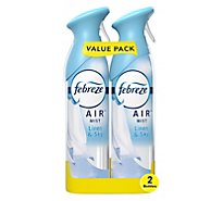 Febreze AIR Air Freshener Odor Eliminating Linen & Sky Value Pack - 2-8.8 Oz