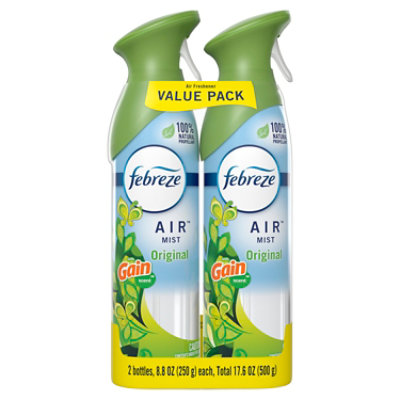 Febreze Air Mist Original With Gain Scent Pack - 2-8.8 Oz - Image 8