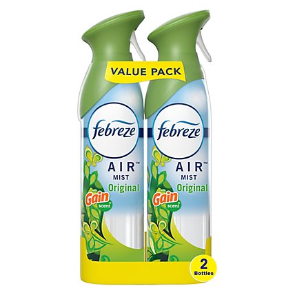 Febreze Odor-Eliminating Air Freshener with Gain Scent Original Scent - 2-8.8 Fl. Oz. - Image 2