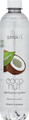 Sanavi Sparkling Spring Water Coconut - 17 Fl. Oz. - Image 2