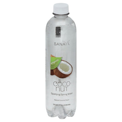 Sanavi Sparkling Spring Water Coconut - 17 Fl. Oz. - Image 1