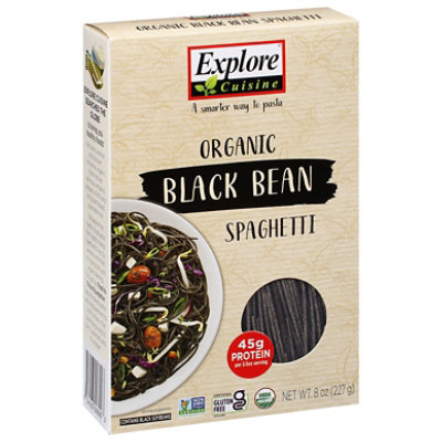 Explore Cuisine Bean Pasta Organic Spaghetti Black Bean Box - 8 Oz