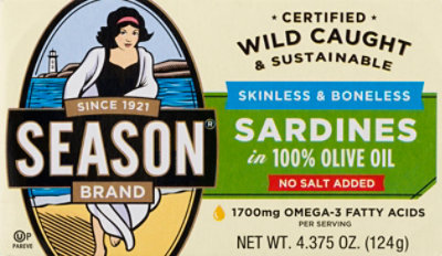 Seasons Nsa Sardines Morocco - 4.37 Oz - Image 2